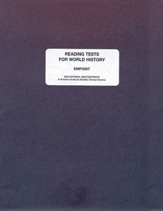 READING TESTS FOR WORLD HISTORY