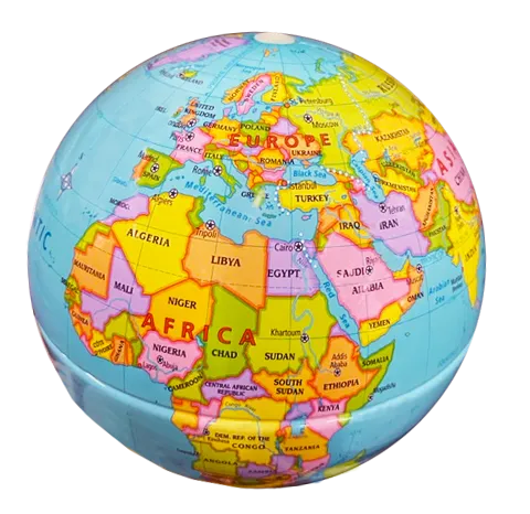 Markable Desk Maps & Globe