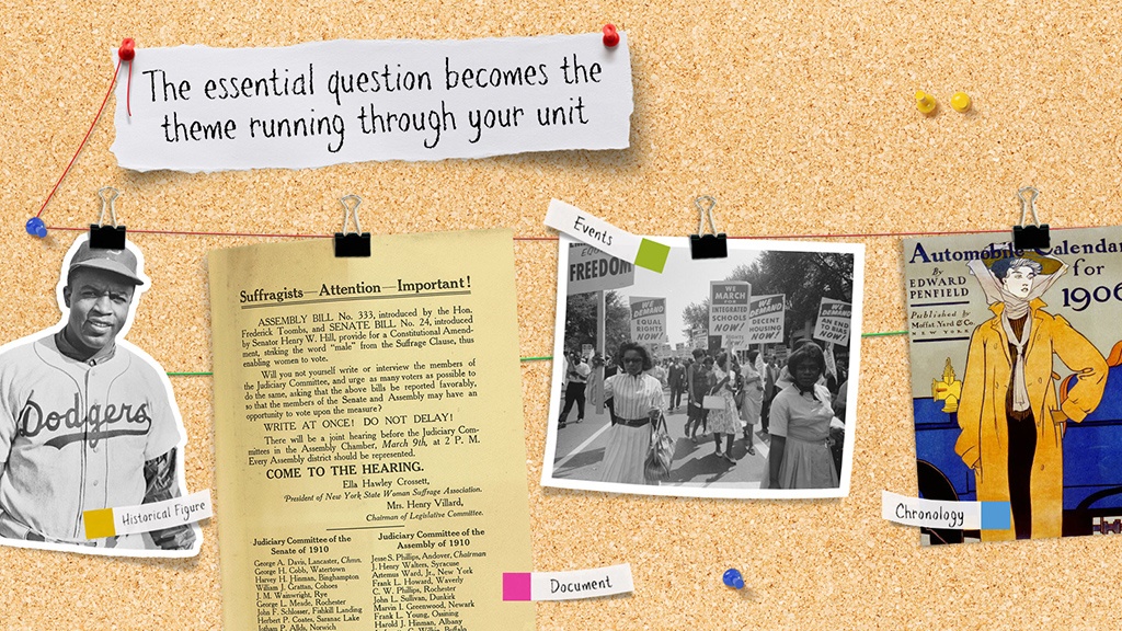 How to Design Your Own Thematic, Document-Based History Units