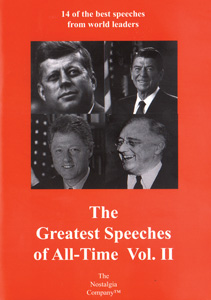 VOLUME 2: THE GREATEST SPEECHES OF ALL-TIME