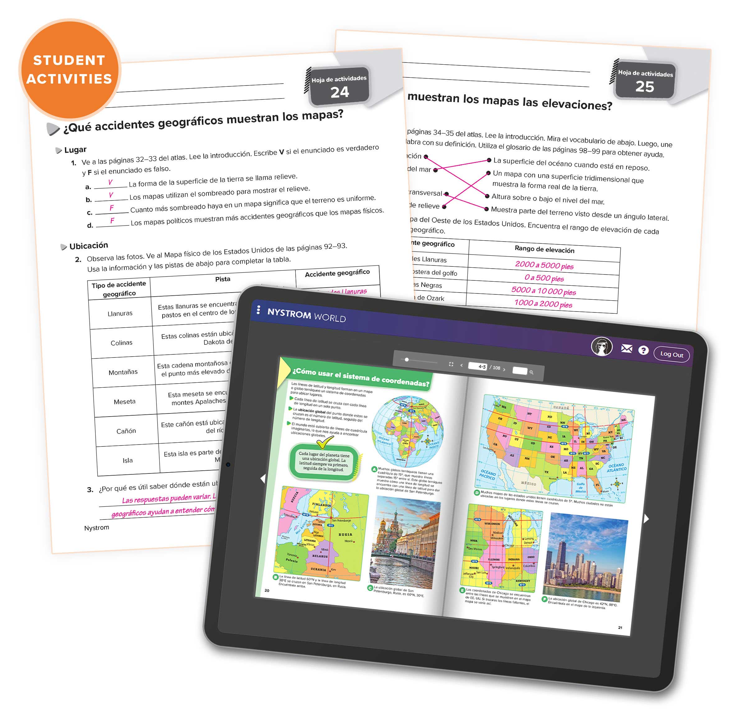 LA GEOGRAFIA DE NUESTRO PAIS (OUR COUNTRY'S GEOGRAPHY)