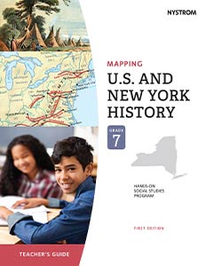 MAPPING U.S. AND NEW YORK HISTORY -- GRADE 7
