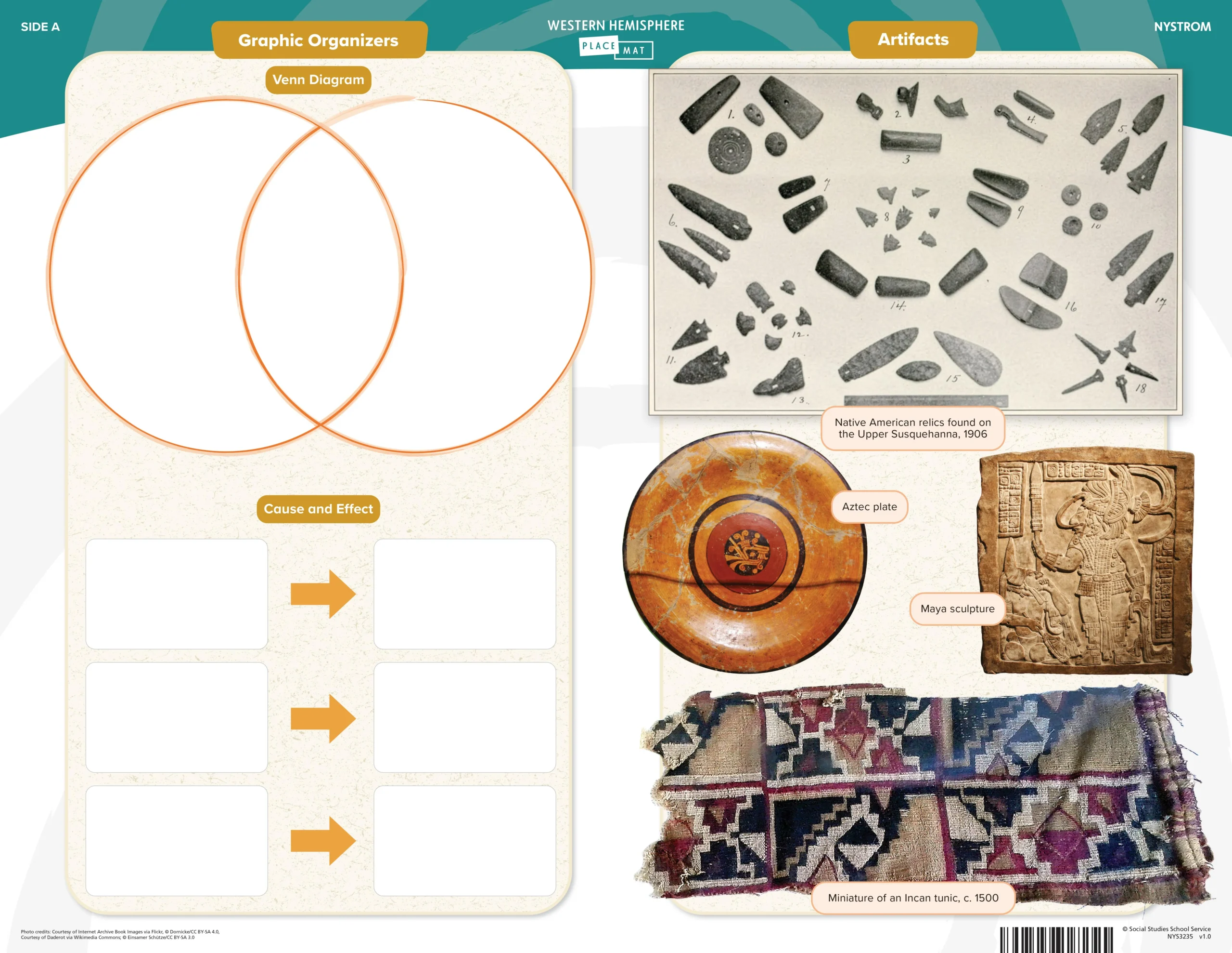 Social Studies Place Mat