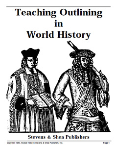 TEACHING OUTLINING IN WORLD HISTORY