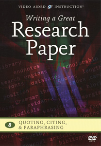 QUOTING, CITING, AND PARAPHRASING